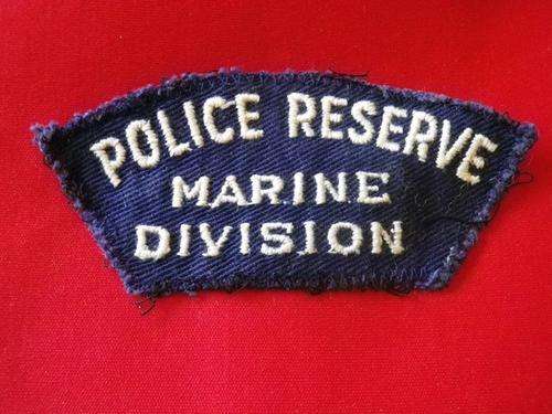 RHODESIA BSAP - RESERVE MARINE DIV. CLOTH SHOULDER TITLE