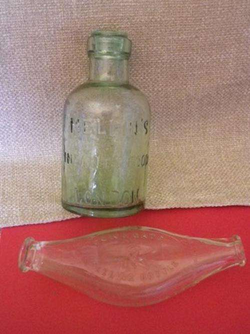 2 BOTTLES FOR BABIES FROM A BYGONE ERA!