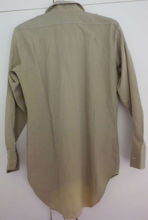 RHODESIAN ARMY -"SANDS" TROUSERS + SHIRT WITH RAR SHOULDER TITLES - BELONGED TO EX RAR MEMBER (3274)