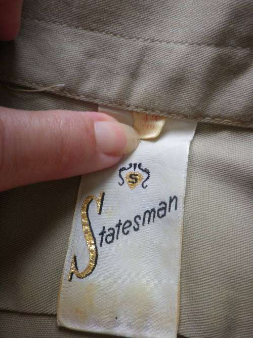 RHODESIAN ARMY -"SANDS" TROUSERS + SHIRT WITH RAR SHOULDER TITLES - BELONGED TO EX RAR MEMBER (3274)
