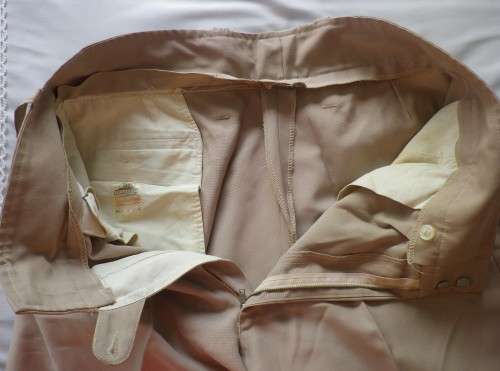 RHODESIAN ARMY -"SANDS" TROUSERS + SHIRT WITH RAR SHOULDER TITLES - BELONGED TO EX RAR MEMBER (3274)