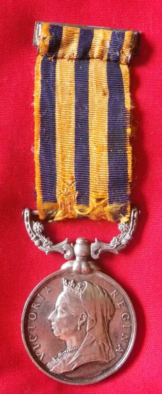 BSACo RHODESIA 1896 FULL SIZE MEDAL + MASHONALAND 1897 BAR  - VICTORIA RIFLES - UNRESEARCHED  (5491)