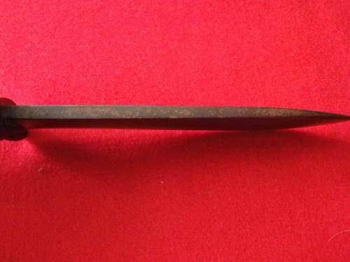 BRITISH RAF WW2 PILOTS SURVIVAL KNIFE - 27C / 2360 MOD MADE J NOWILL- SEE BELOW  (1008)
