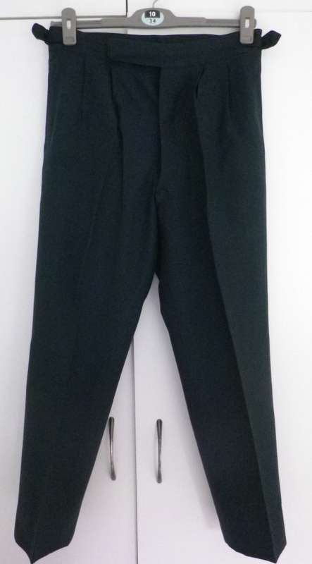 RHODESIAN ARMY -"GREENS" LONGS - INSCRIBED - WAIST 81 cm / 32" INNER LEG  70cm / 27.5"  (3305)