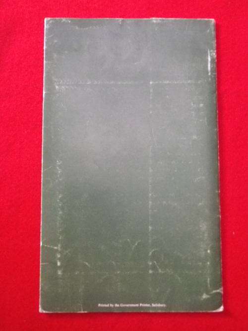 RHODESIAN ARMY - PROMOTIONAL FOLDER + "CONDITIONS OF SERVICE" BOOKLET + PAY SCALE CARD (5586)