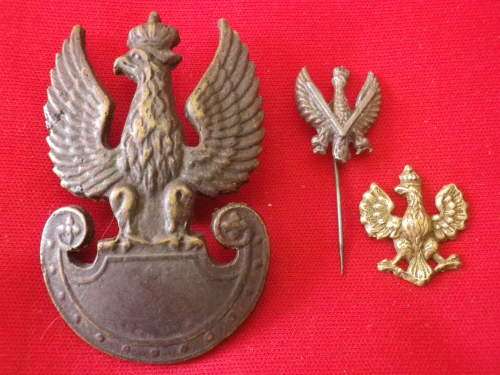 POLAND  -    WW2 LOT OF BADGES       (5698)