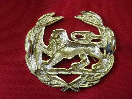 RHODESIAN ARMY - WO2 GOLD ANODISED WRIST BADGE    (6044)
