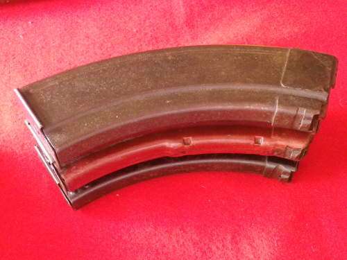 RHODESIAN BUSH WAR / SA BORDER WAR  - 3 X VARIETIES AK47 MAGS    (4022)