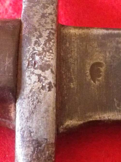 ITALIAN - P1891 WW1/2 CARCANO RIFLE BAYONET - MADE TERNI - CONDITION ISSUES (6072)