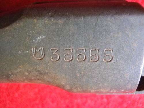 SA / RHODESIA M1 FAL TYPE A BAYONET + METAL SCABBARD - MADE BY FN - SA "UM" STAMP + No. - RARE(6075)