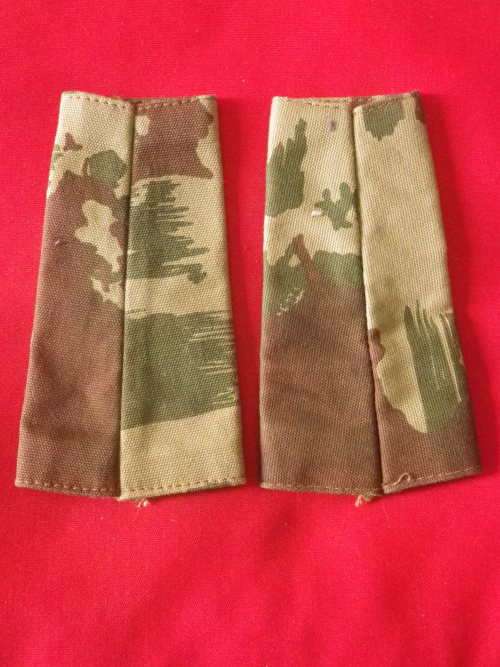 SA POLICE - LIEUTENANT CAMO PAIR EPAULETTE SLIPS ONS (6096)
