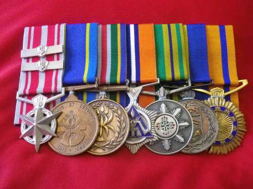 SAP / SWAPOL - GOOD BORDER WAR MEDAL GROUP AS NAMED (DECEASED) - SEE MORE INFO BELOW      (6279)