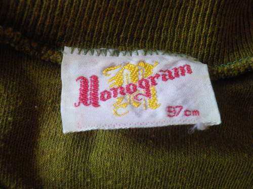 RHODESIA BSAP - PATU TEE SHIRT - MADE MONOGRAM -SIZE 97 - RARE - AS WORN FIELD OPS  (6452)