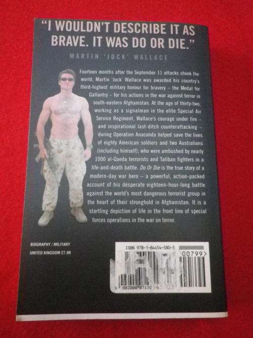 SAS "DO OR DIE" BY S.E. LEE  AUSTRALIAN OPERATOR IN AFGHANISTAN  - SC / 320 Pgs     (3662)