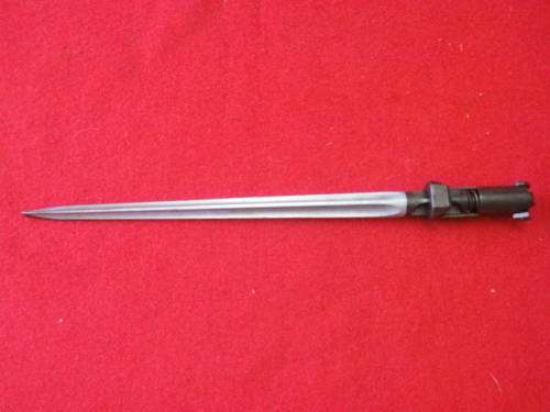 RHODESIAN BUSH WAR PICK UP - AK 47 EARLY PATT. SPIKE / PIG STICKER BAYONET - BLADE 23cm      (4322)
