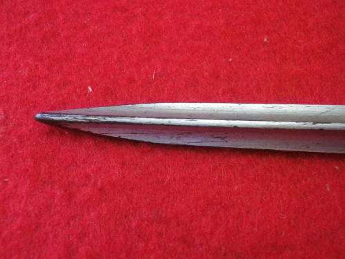 RHODESIAN BUSH WAR PICK UP - AK 47 EARLY PATT. SPIKE / PIG STICKER BAYONET - BLADE 23cm      (4322)