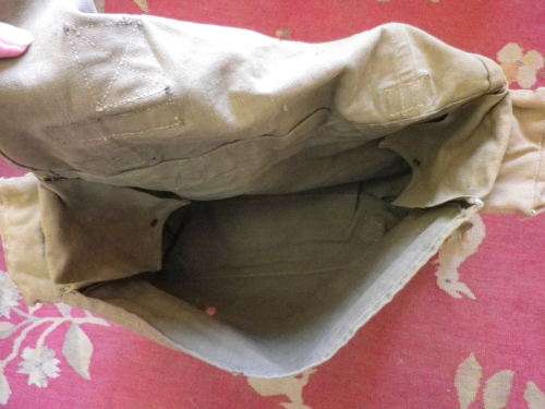 SADF- P61 KHAKI RIG - LARGE PACK, YOKE, WEB BELT, KIDNEY + AMMO POUCHES - INSCRIBED + STAMPED (4315)