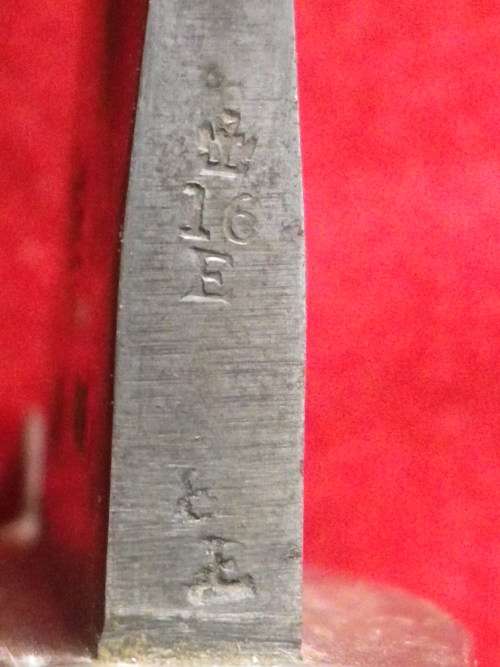 BRITISH LEE METFORD P1888 MK1 TYPE 2 RIFLE BAYONET - STAMPED "ILH" "EFT" ETC SEE BELOW (6576)