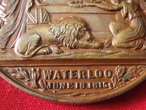 GB - LARGE BRONZE "DUKE OF WELLINGTON"  COMMEMORATIVE MEDALLION 1852   OD 51mm  (6561)