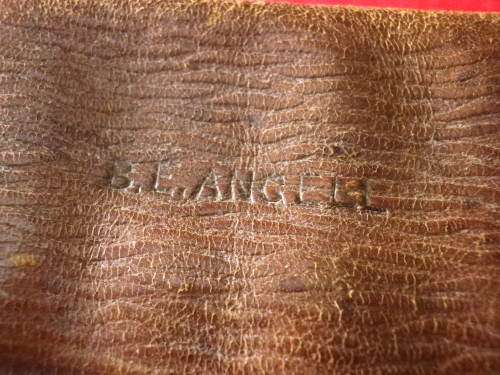 BRITISH LEE METFORD P1897 BOER WAR LEATHER BANDOLIER - MADE BARNSBY 1901 - SEE BELOW  (6574)