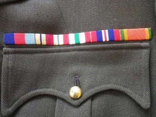 SADF 1960's PATT. OFFICERS TUNIC + BELT - BADGED TO LIEUTENANT COLONEL IN COMMANDOS   (4339)