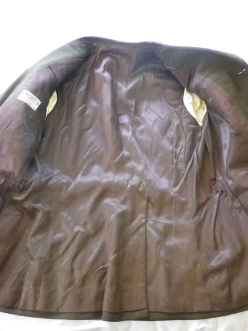 SADF 1960's PATT. OFFICERS TUNIC + BELT - BADGED TO LIEUTENANT COLONEL IN COMMANDOS   (4339)