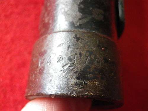 SA / RHODESIA -   R1 / FN BAYONET + PLASTIC SCABBARD, SERIAL NO 149370.   UNION MARK          (4353)