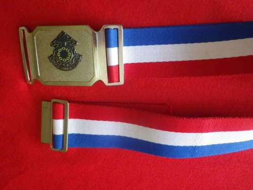 SADF - ORDNANCE SERVICES CORPS - LOGISTICS COMMAND STABLE BELT. MAX 117CM / 46"     (1003)