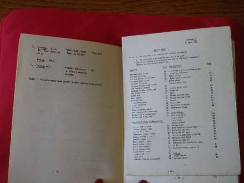 RHODESIAN ARMY - COUNTER INSURGENCY AIDE MEMOIR - DATE STAMPED 1966   (7057)