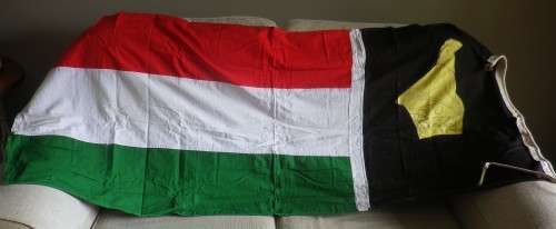 ZIMBABWE RHODESIA  - FULL SIZE FLAG MADE WILLIAM SMITH & GOUROCK - FEW HOLES - DATE STAMPED 15/9/79
