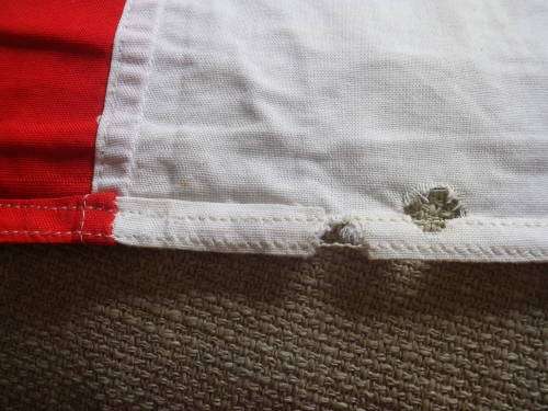 ZIMBABWE RHODESIA  - FULL SIZE FLAG MADE WILLIAM SMITH & GOUROCK - FEW HOLES - DATE STAMPED 15/9/79