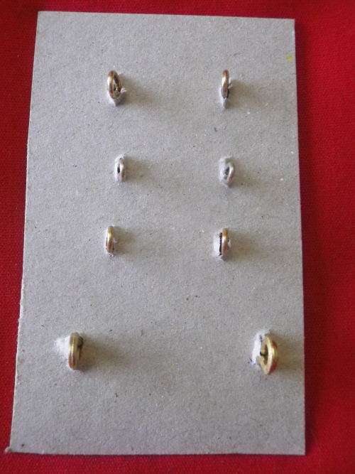 RHODESIA BSAP - SECTION OFFICERS RANKS - UDI PERIOD - CARDBOARD BACKING    (7068)
