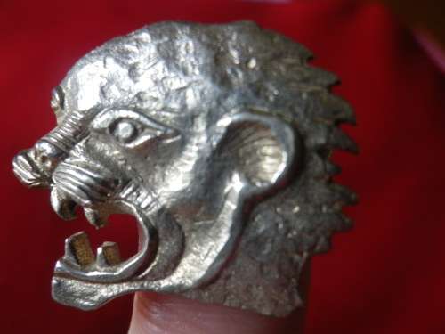 SADF- 5 RECCE 5.1 COMMANDO (SWA PSEUDO OPS) - BLACK OPERATORS SILVER BADGE - EXTREMELY RARE  (2524)