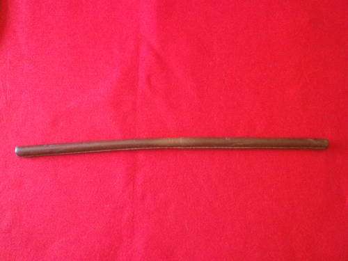 RHODESIA BSAP - LEATHER COVERED PACE STICK    (2363)