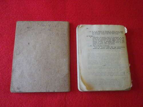 RHODESIA BSAP - 1 X INFO HANDBOOK + 1 X DUTY HINTS HANDBOOK - NO COVER   (2362)