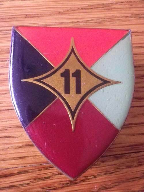 SADF - 11 FIELD POSTAL UNIT SHOULDER FLASH - ALL PINS - DINNES 4569         (7287)
