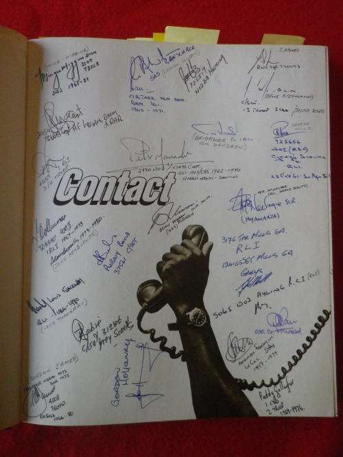 RHODESIA - "CONTACT" BY JOHN LOVETT - HC + DW - PSE SEE MANY SIGNIFICANT SIGNATURES IN PICS (3918)