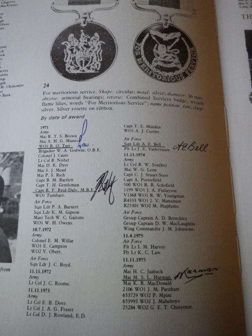 RHODESIA - "CONTACT" BY JOHN LOVETT - HC + DW - PSE SEE MANY SIGNIFICANT SIGNATURES IN PICS (3918)