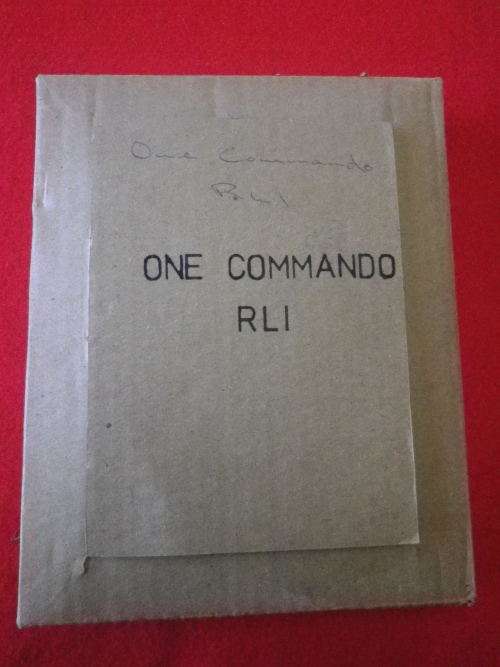 RHODESIA  - RLI 1 COMMANDO PLAQUE IN ORIGINAL BOX     (3905)