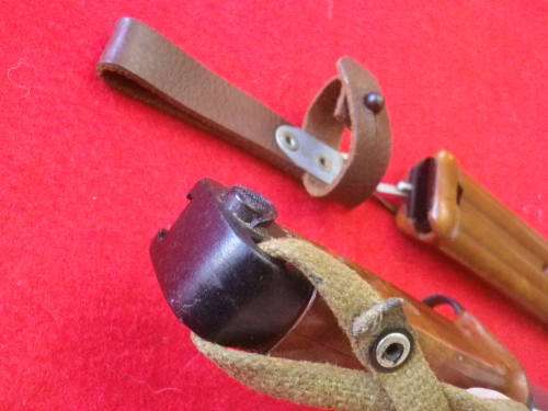 RHODESIAN WAR PICK UP - RUSSIAN  KNIFE BAYONET + SCABBARD - ALL BAKELITE PATT. FOR  AKM (4628)