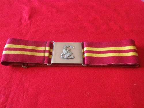 RHODESIAN ARMOURED CAR REGT. -  STABLE BELT - MAX LENGTH 104CM / 41"      (7395)
