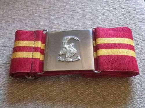 RHODESIAN ARMOURED CAR REGT. -  STABLE BELT - MAX LENGTH 104CM / 41"      (7395)