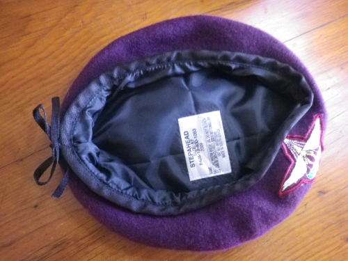 SANDF - 1 PARA  REGT. BERET - AS NEW - MADE STEPAHEAD 2009  - SIZE 57     (2624)