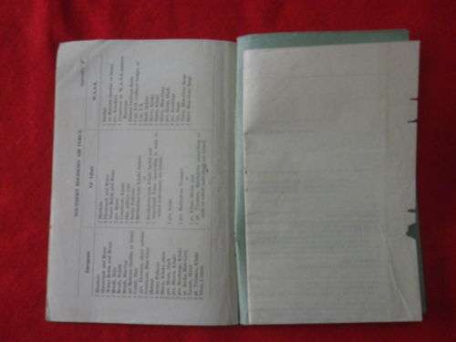 SOUTHERN RHODESIA - POST WW2 BOOKLET " DISCHARGE ENTITLEMENTS", INCLUDING FOLD OUT -    (3976)
