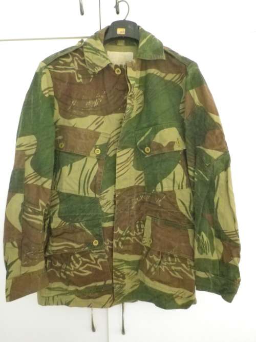 RHODESIAN ARMY COMBAT JACKET - SIZE 1 -1979 + ORIGINAL DRAWSTRING - SEE SIZES BELOW (7579)