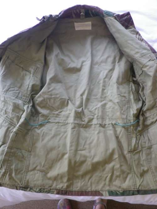RHODESIAN ARMY COMBAT JACKET - SIZE 1 -1979 + ORIGINAL DRAWSTRING - SEE SIZES BELOW (7579)