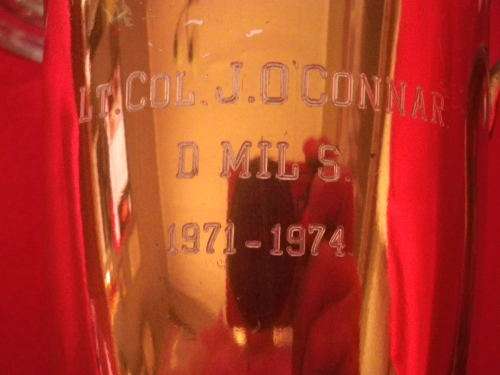 RHODESIA - 4 x O`CONNOR FAMILY COPPER + EPNS MUGS - AS SEEN  (5068)