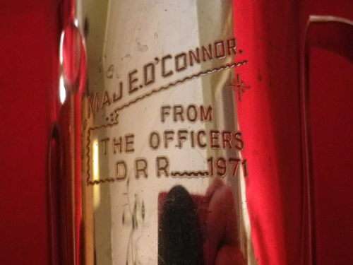 RHODESIA - 4 x O`CONNOR FAMILY COPPER + EPNS MUGS - AS SEEN  (5068)