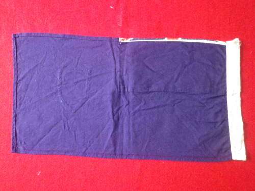 RHODESIA & NYASALAND  - SMALL FLAG, MADE RHODESIAN PERIOD  SIZE 44 cm X 23.5 cm     (7730)
