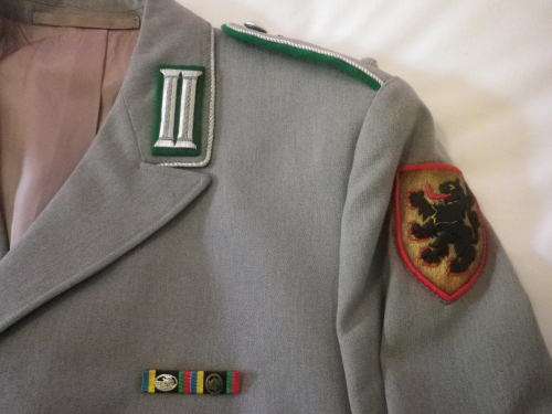 WEST GERMAN - PARACHUTE REGT. DRESS TUNIC + TROUSERS  - GOOD CONDITION (4836)